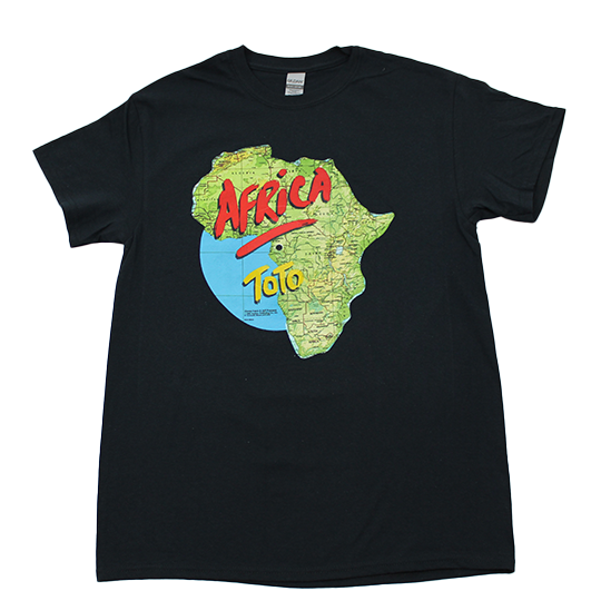 top gear africa toto TOTO "AFRICA" T-SHIRT - BLACK