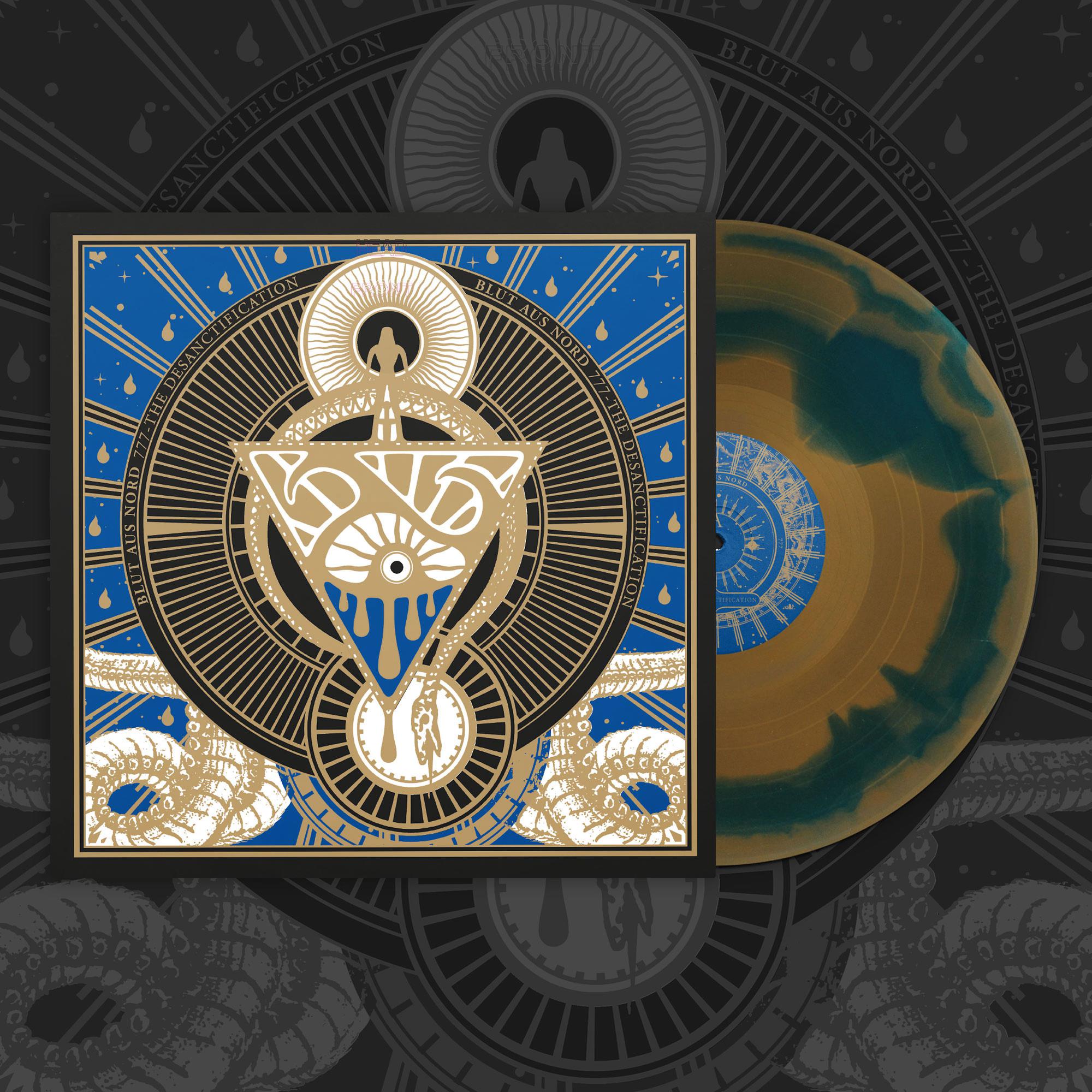 BLUT AUS NORD '777 THE DESANCTIFICATION' LP (Gold/Sea Blue Vinyl)