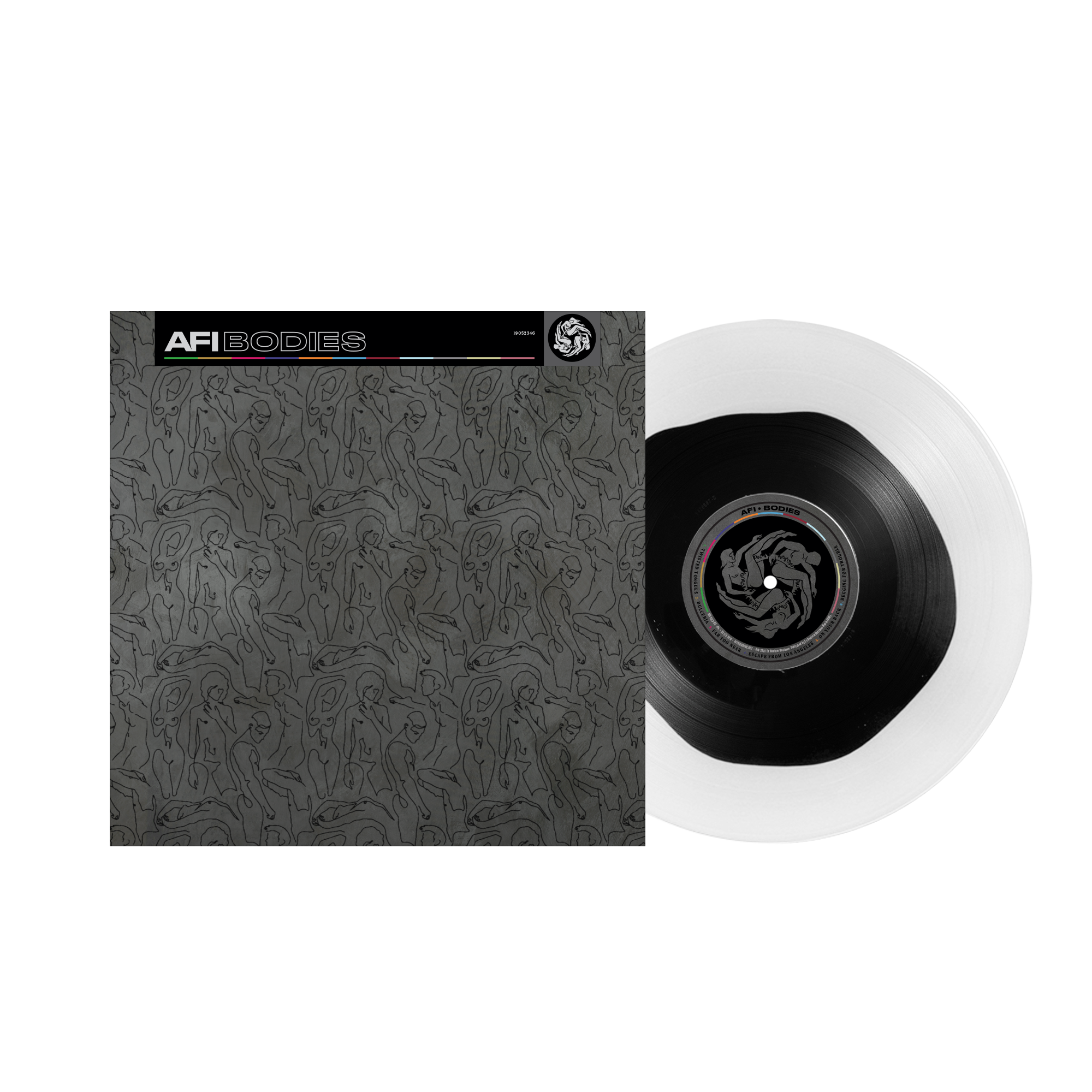 AFI 'BODIES' LP (Limited Edition — Only 300 Made, Clear With Black Blob Vinyl)