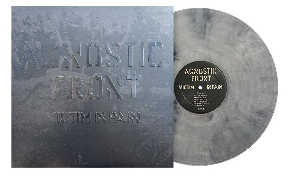 AGNOSTIC FRONT ‘VICTIM IN PAIN’ LP (Limited Edition – Only 500 Made, Black Platinum Swirl Vinyl)