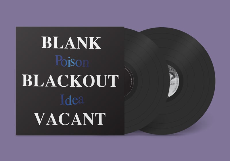 POISON IDEA 'BLANK BLACKOUT VACANT' 2LP