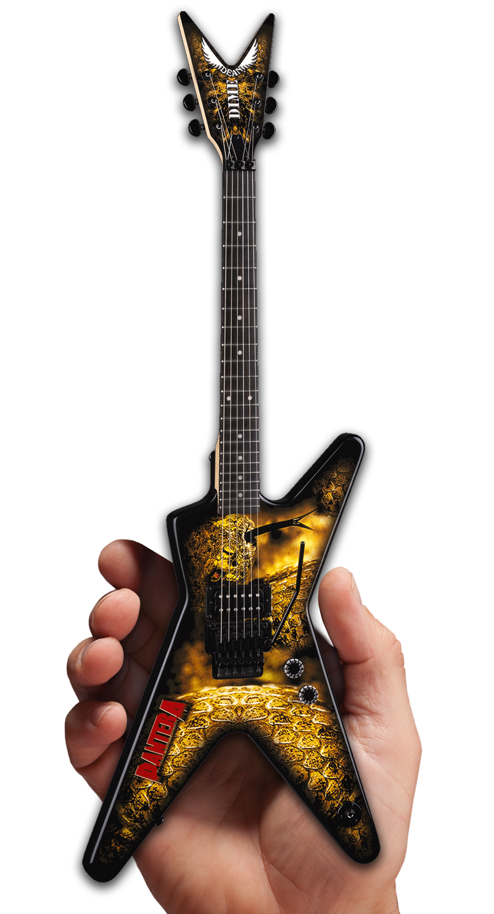 PANTERA - DEAN DIMEBAG - THE GREAT SOUTHERN TRENDKILL MINI GUITAR – 333 MADE