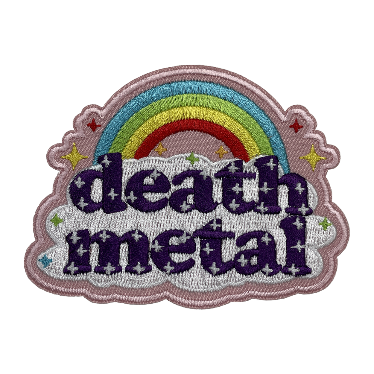 DEATH METAL RAINBOW PATCH