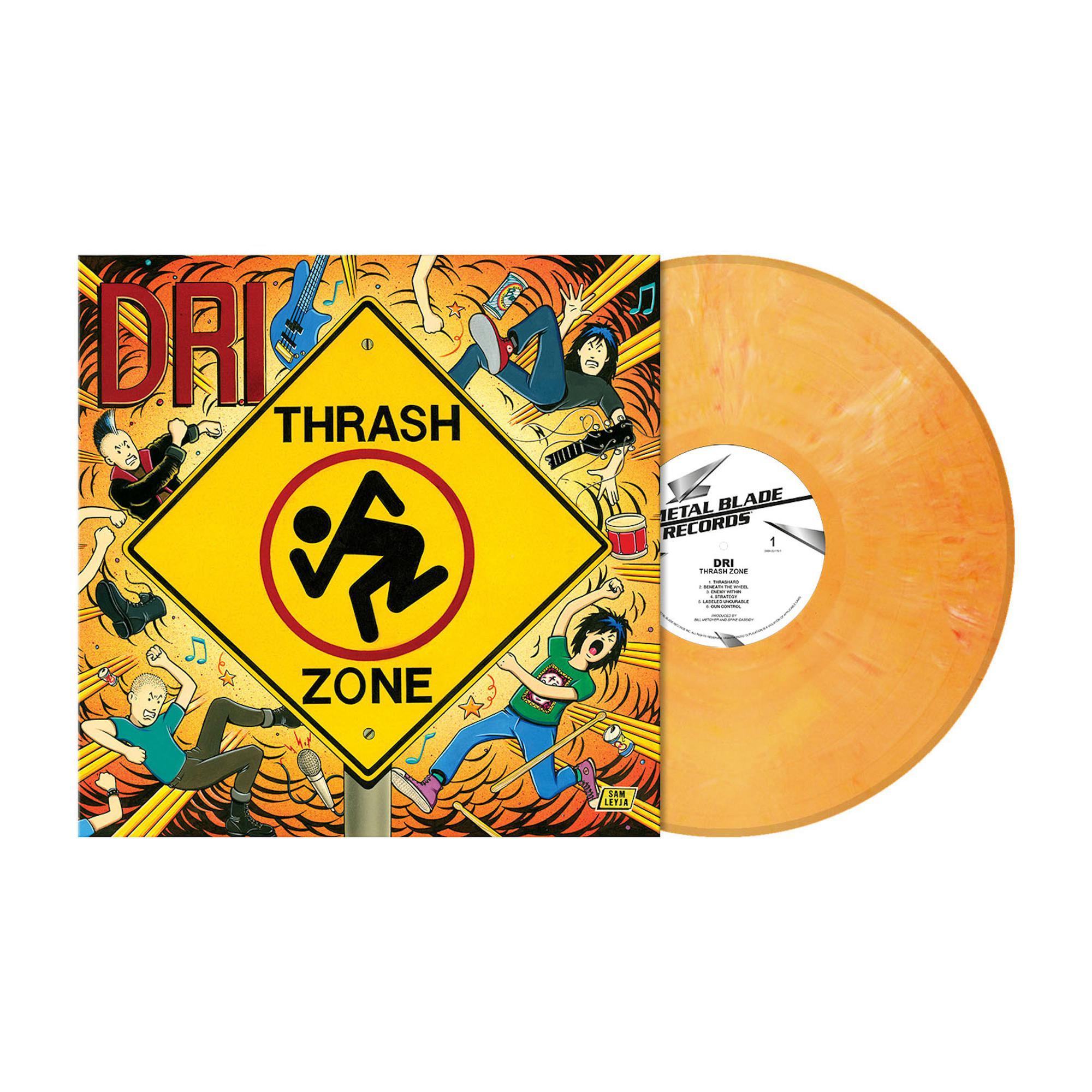D.R.I. 'THRASH ZONE' LP (Tangerine Vinyl)