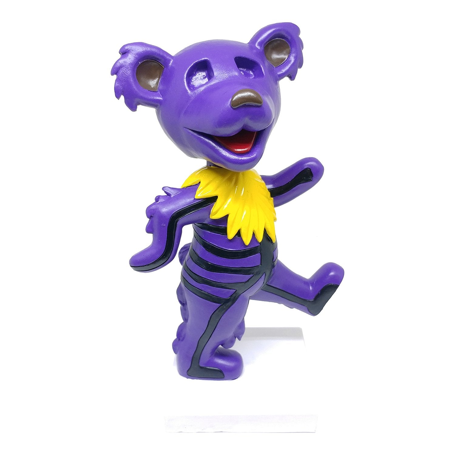 GRATEFUL DEAD DANCING BEAR 'SKELETON' BOBBLEHEAD - PURPLE