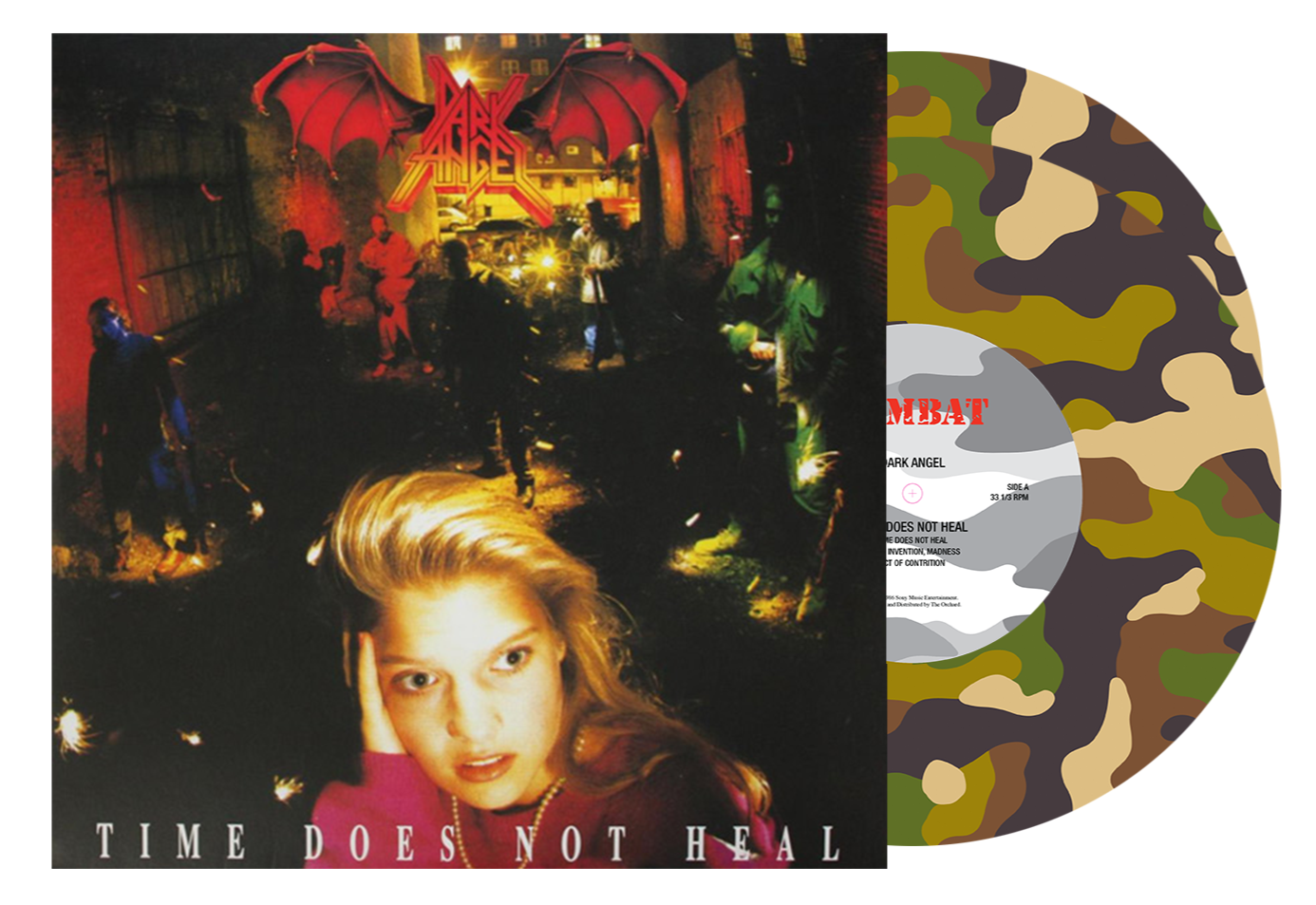 DARK ANGEL ‘TIME DOES NOT HEAL’ LP (Limited Edition — Only 200 Made, Combat Camo Picture Disc)
