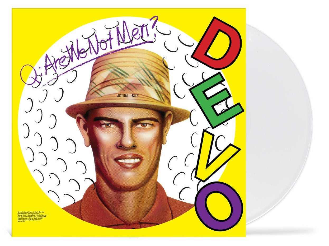DEVO 'Q: ARE WE NOT MEN? A: WE ARE DEVO!' LP (White Vinyl)