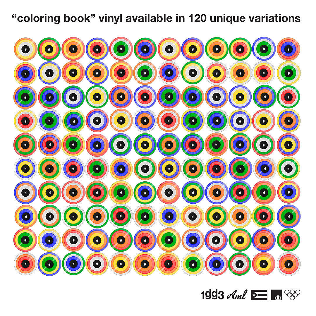 GLASSJAW ‘COLORING BOOK’ RANDOM COLOR EP W/SERIGRAPH