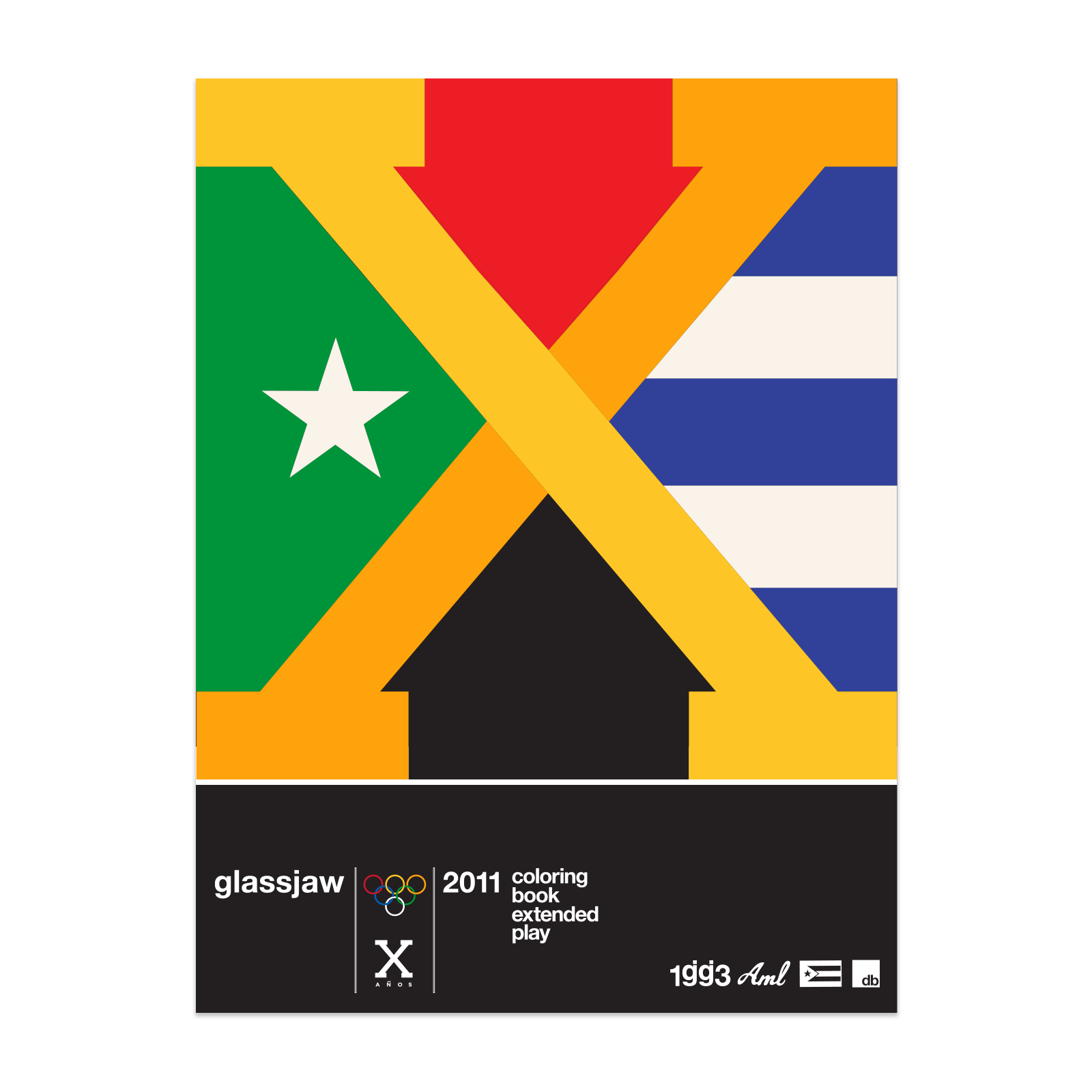 GLASSJAW ‘COLORING BOOK’ LIMITED EDITION SERIGRAPH