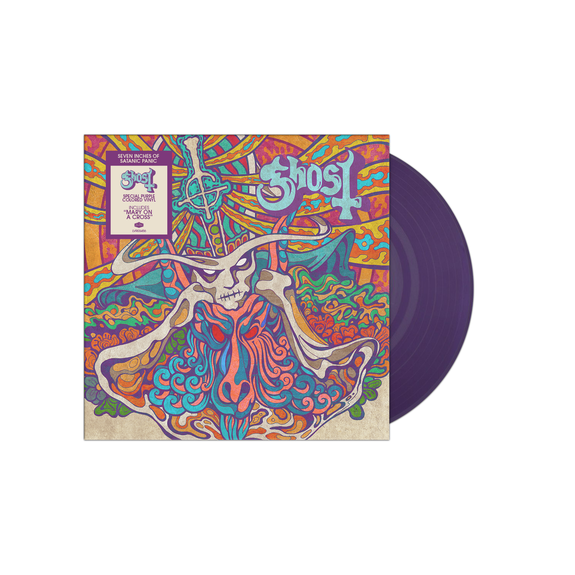 GHOST 'SEVEN INCHES OF SATANIC PANIC' 7" SINGLE (Purple Vinyl)
