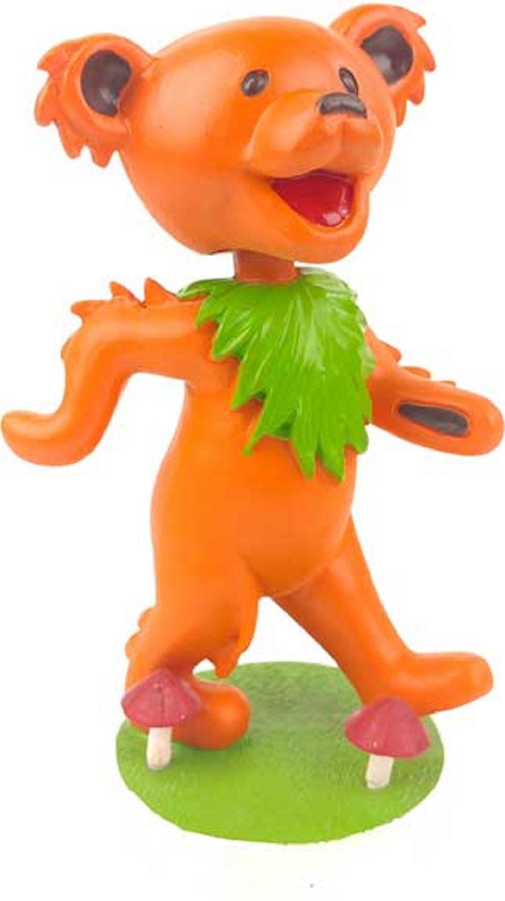 GRATEFUL DEAD DANCING BEAR BOBBLEHEAD - ORANGE