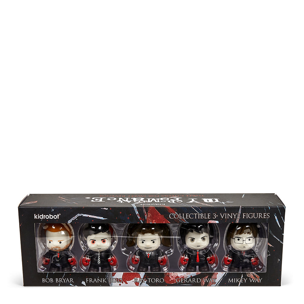 MY CHEMICAL ROMANCE - THREE CHEERS FOR SWEET REVENGE - KIDROBOT LIMITED EDITION 3" MINI FIGURE SET