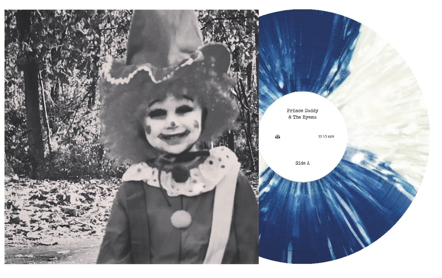 PRINCE DADDY & THE HYENA 'PRINCE DADDY & THE HYENA' LIMITED EDITION ROYAL BLUE & CLEAR QUAD WITH WHITE SPLATTER LP – ONLY 250 MADE