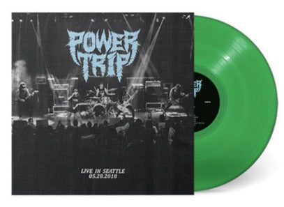 POWER TRIP 'LIVE IN SEATTLE' LP Translucent Green Vinyl Album Cover