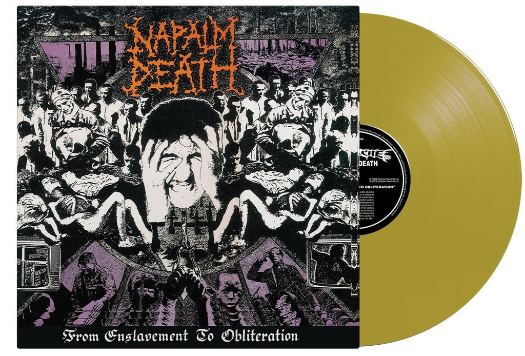NAPALM DEATH】FROM ENSLAVEMENT TO OBL LP-
