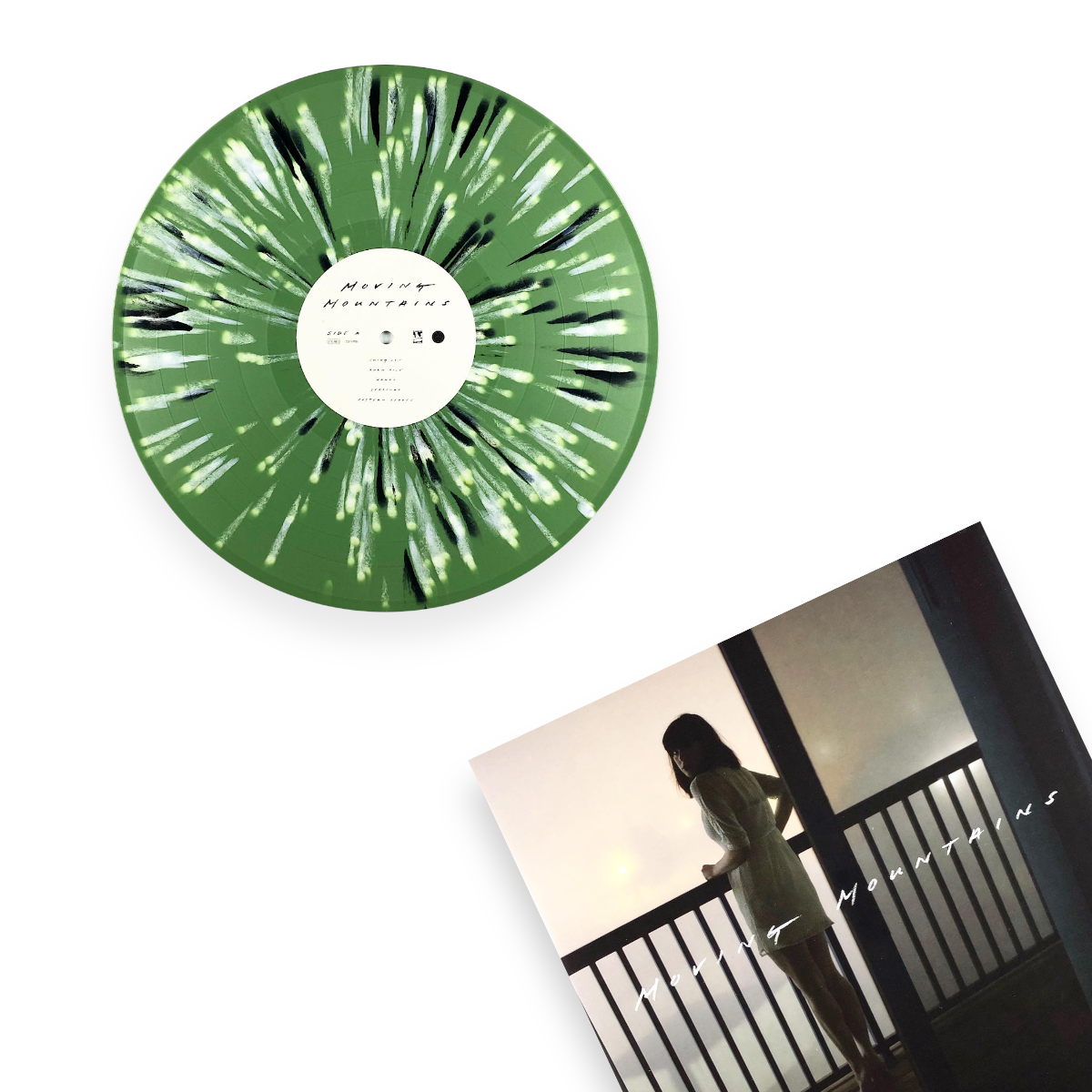 MOVING MOUNTAINS ‘MOVING MOUNTAINS’ LP (Limited Edition – Only 250 Made, Green w/ Black & White Splatter Vinyl)