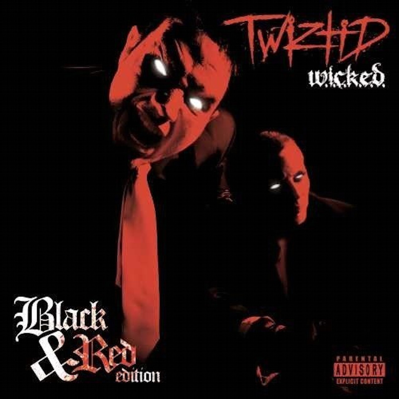 TWIZTID 'W.I.C.K.E.D.' 2LP (25th Anniversary, Black, Opaque, Red Vinyl), image size:1280x1280