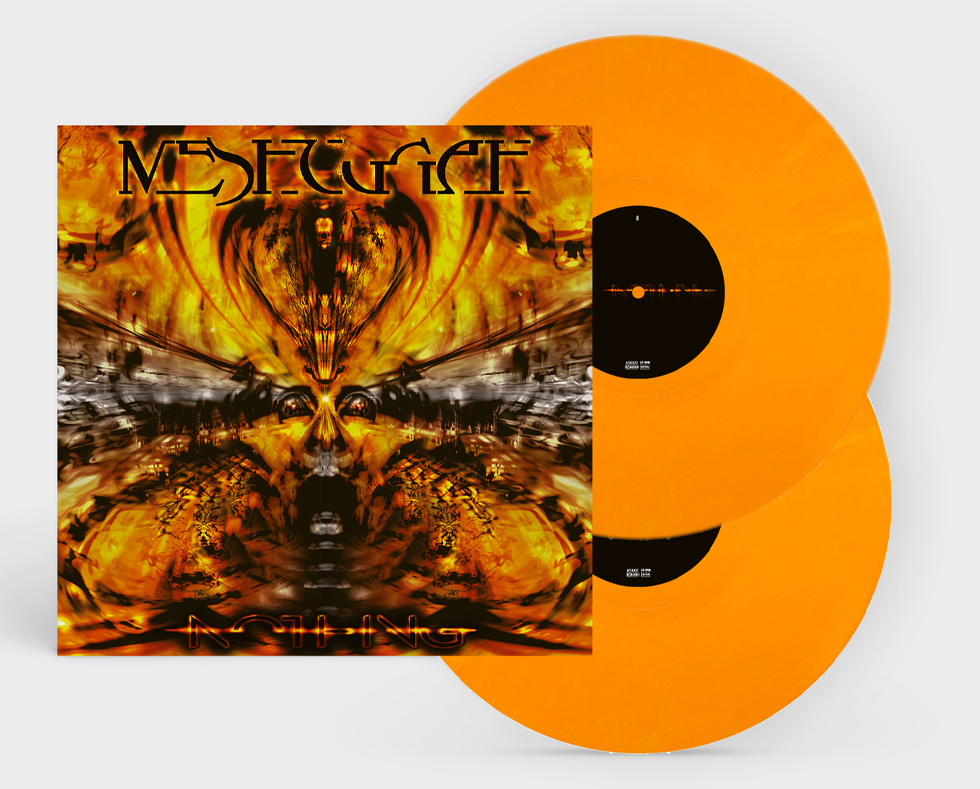 MESHUGGAH ‘NOTHING’ 2LP (Limited Edition – Only 500 Made, Orange & White Marble Vinyl)
