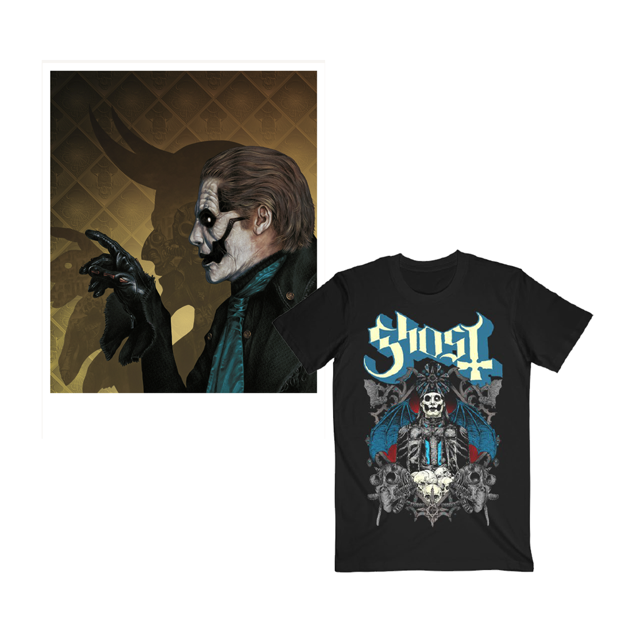 GHOST INSPIRED HAND-NUMBERED PRINT AND T-SHIRT BUNDLE - ONLY 500 AVAILABLE