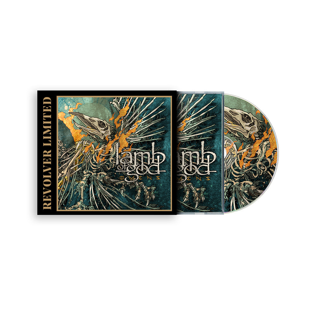 LAMB OF GOD 'OMENS' LIMITED EDITION SILVER GRAY MARBLE LP + PICTURE DISC CD BUNDLE – ONLY 250 AVAILABLE