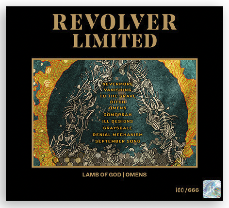 LAMB OF GOD 'OMENS' LIMITED EDITION PICTURE DISC CD – ONLY 666 MADE