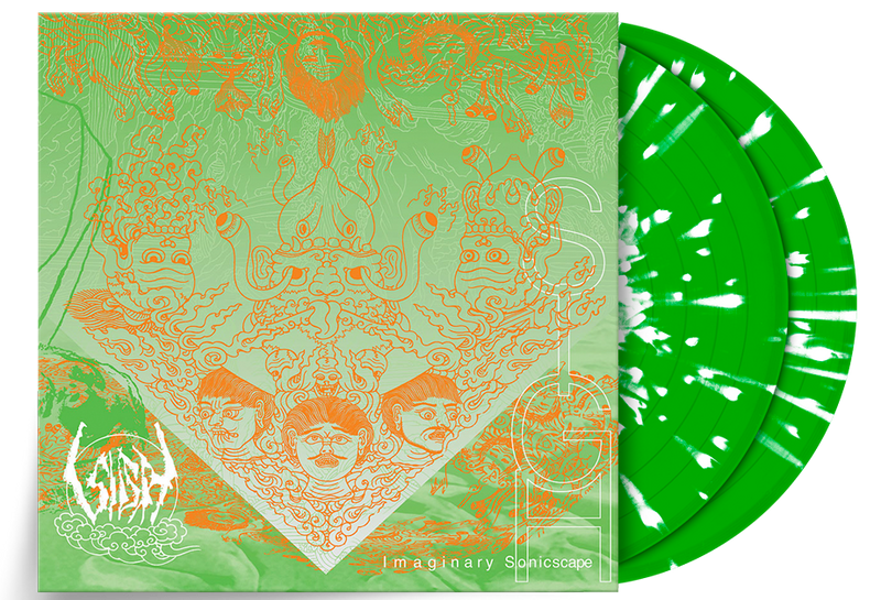 SIGH 'IMAGINARY SONICSCAPE' LTD EDITION NEON GREEN WITH WHITE SPLATTER 2LP – ONLY 200 MADE