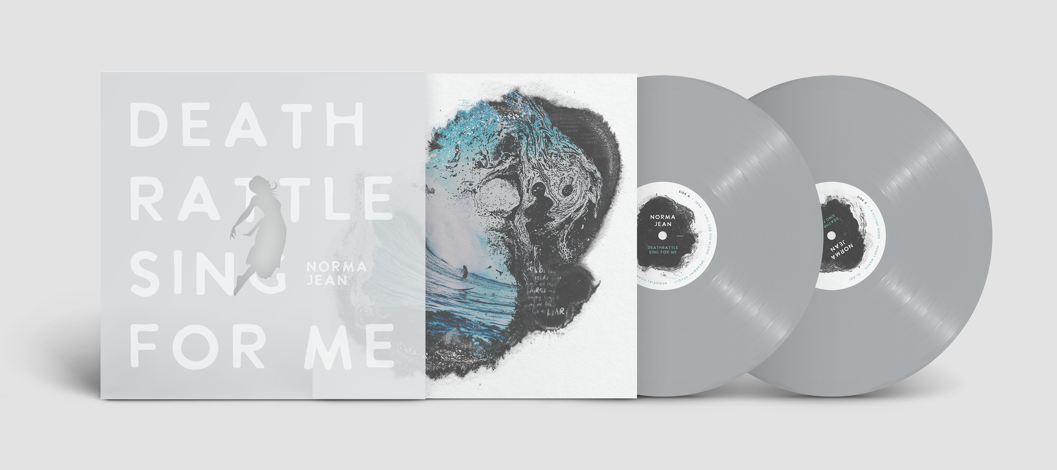 NORMA JEAN ‘DEATHRATTLE SING FOR ME’ LIMITED-EDITION SILVER 2LP – ONLY 300 MADE