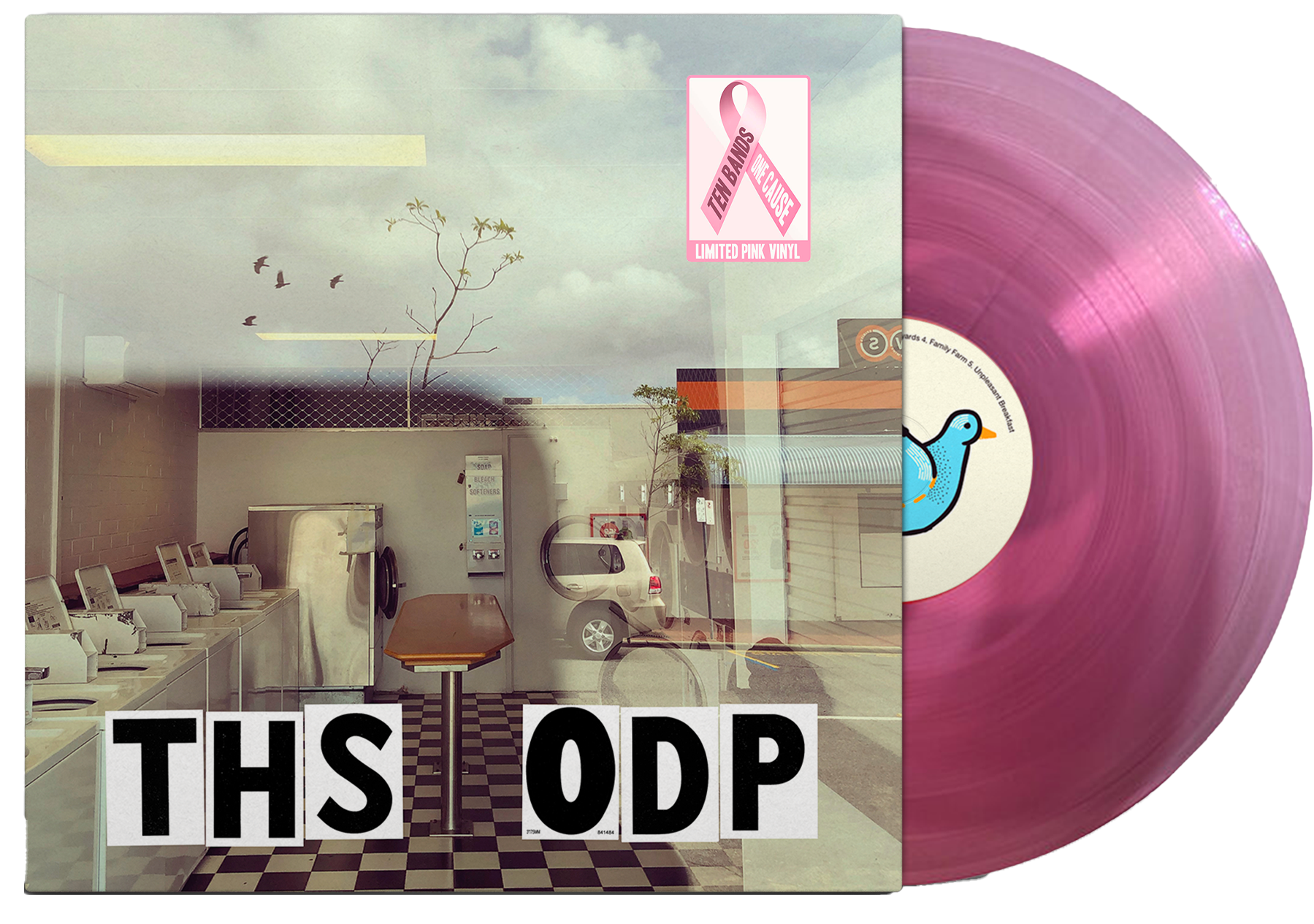 THE HOLD STEADY 'OPEN DOOR POLICY' LP (Pink Vinyl)