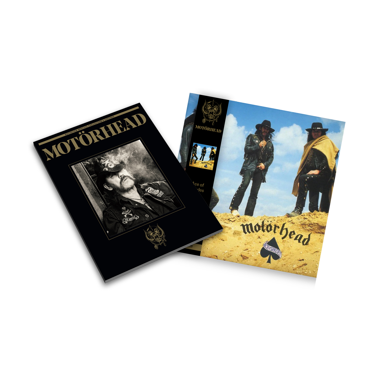 MOTÖRHEAD 'ACE OF SPADES' COLOR SWIRL LP + REVOLVER SPECIAL COLLECTOR'S EDITION MAGAZINE