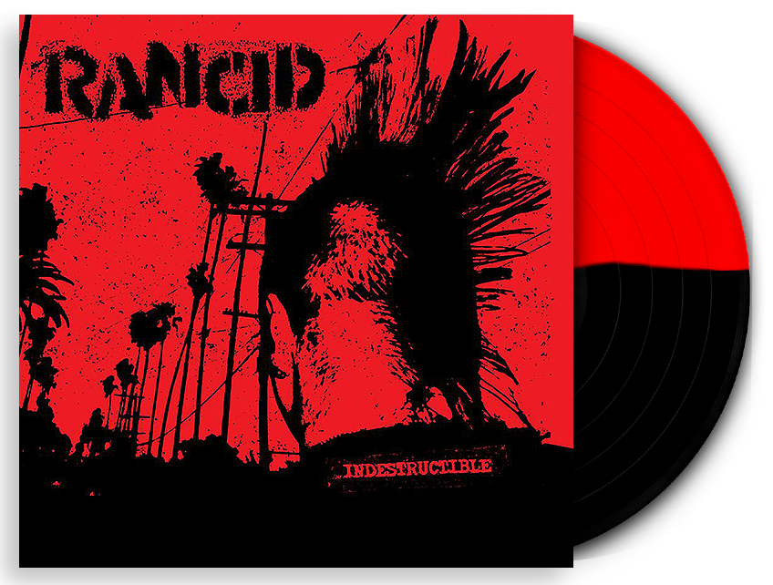 RANCID ‘INDESTRUCTIBLE’ LP (Limited Edition – Only 300 made, Half Red / Half Black Vinyl)