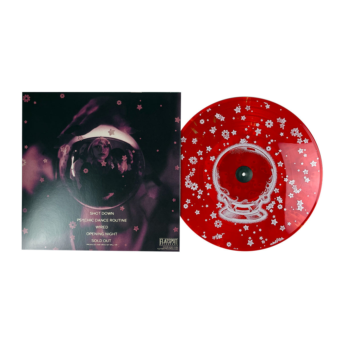 SCOWL ‘PSYCHIC DANCE ROUTINE’ EP (Limited Edition – Only 600 made, Clear / Red "Cloudy" & Screen Printed B-Side Vinyl)