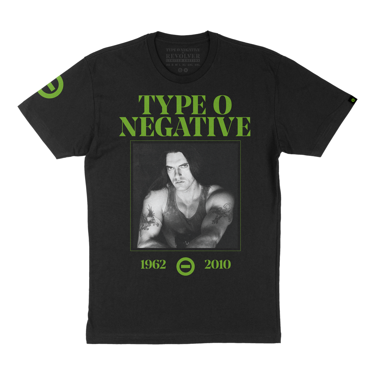 REVOLVER x TYPE O NEGATIVE PETER STEELE TRIBUTE LIMITED-EDITION NUMBERED T-SHIRT