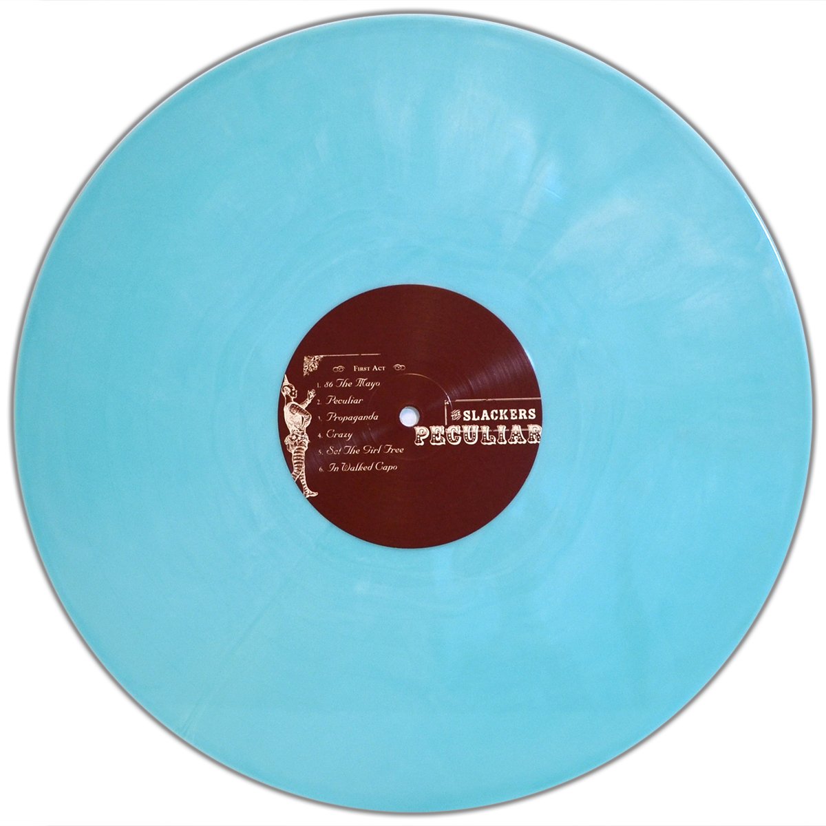 THE SLACKERS 'PECULIAR' LP + 7" EP (Blue Vinyl)