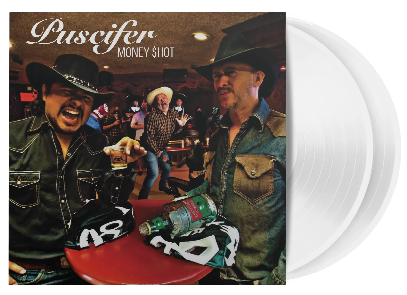 PUSCIFER ‘MONEY $HOT’ 2LP (Limited Edition – Only 500 Made, Opaque White Vinyl)