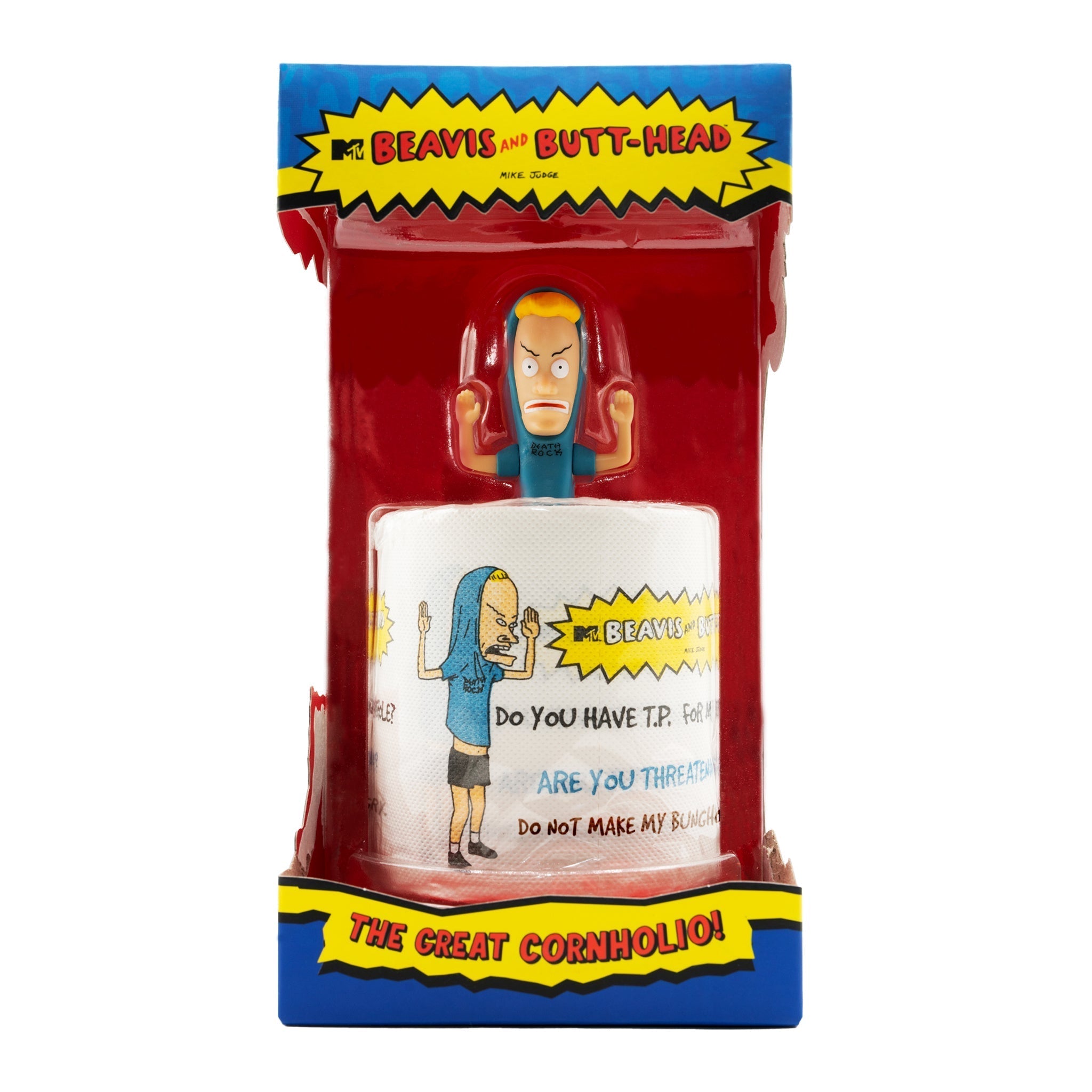 BEAVIS AND BUTT-HEAD REACTION FIGURE WAVE 1 - CORNHOLIO BOXSET WITH TP *BLEMISHED*