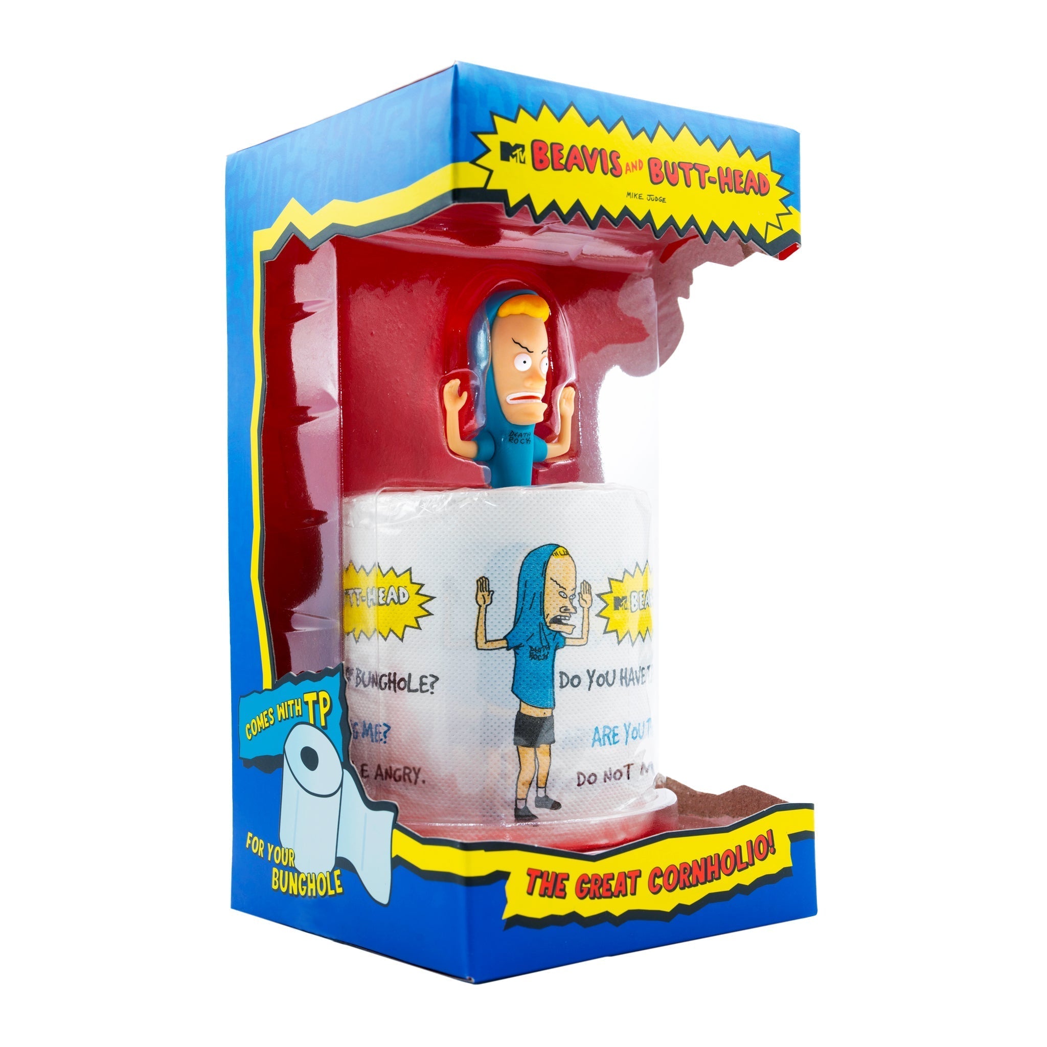 BEAVIS AND BUTT-HEAD REACTION FIGURE WAVE 1 - CORNHOLIO BOXSET WITH TP *BLEMISHED*