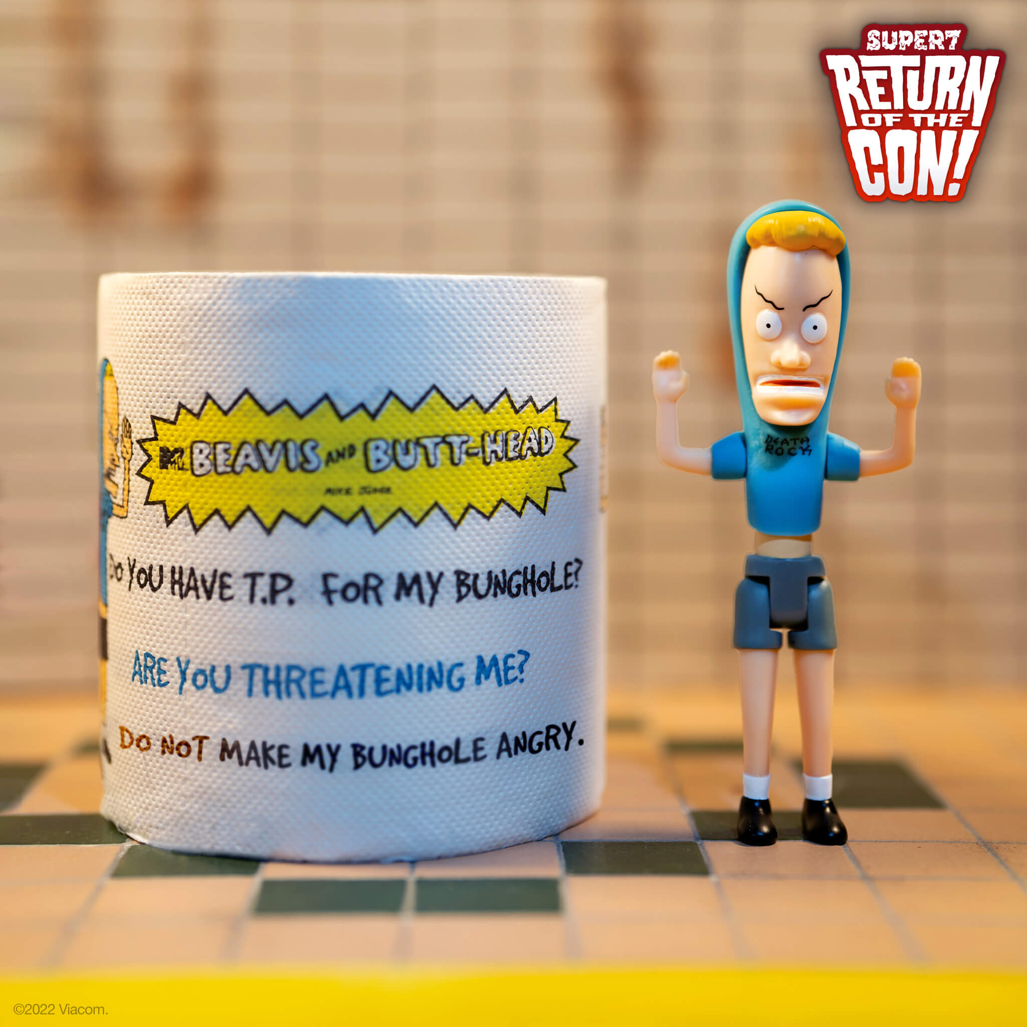 BEAVIS AND BUTT-HEAD REACTION FIGURE WAVE 1 - CORNHOLIO BOXSET WITH TP