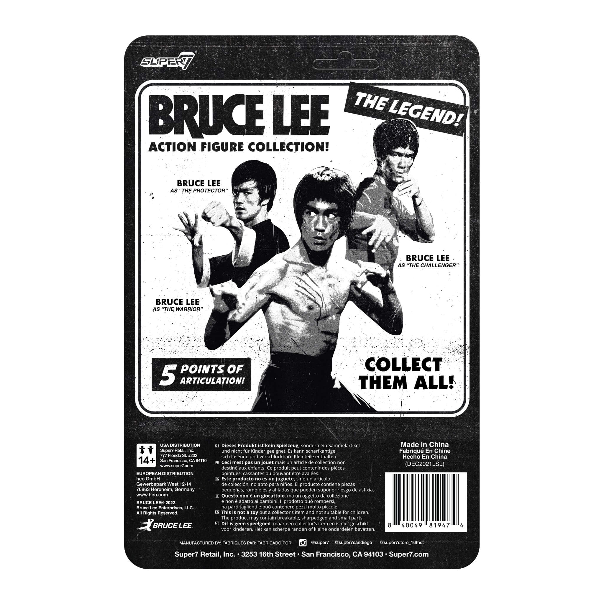 BRUCE LEE REACTION FIGURE WAVE 1 (THE CHALLENGER)