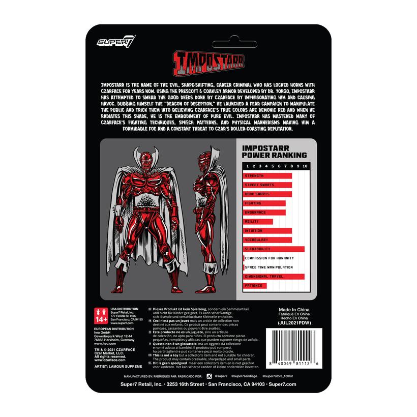 CZARFACE REACTION FIGURE - IMPOSTARR