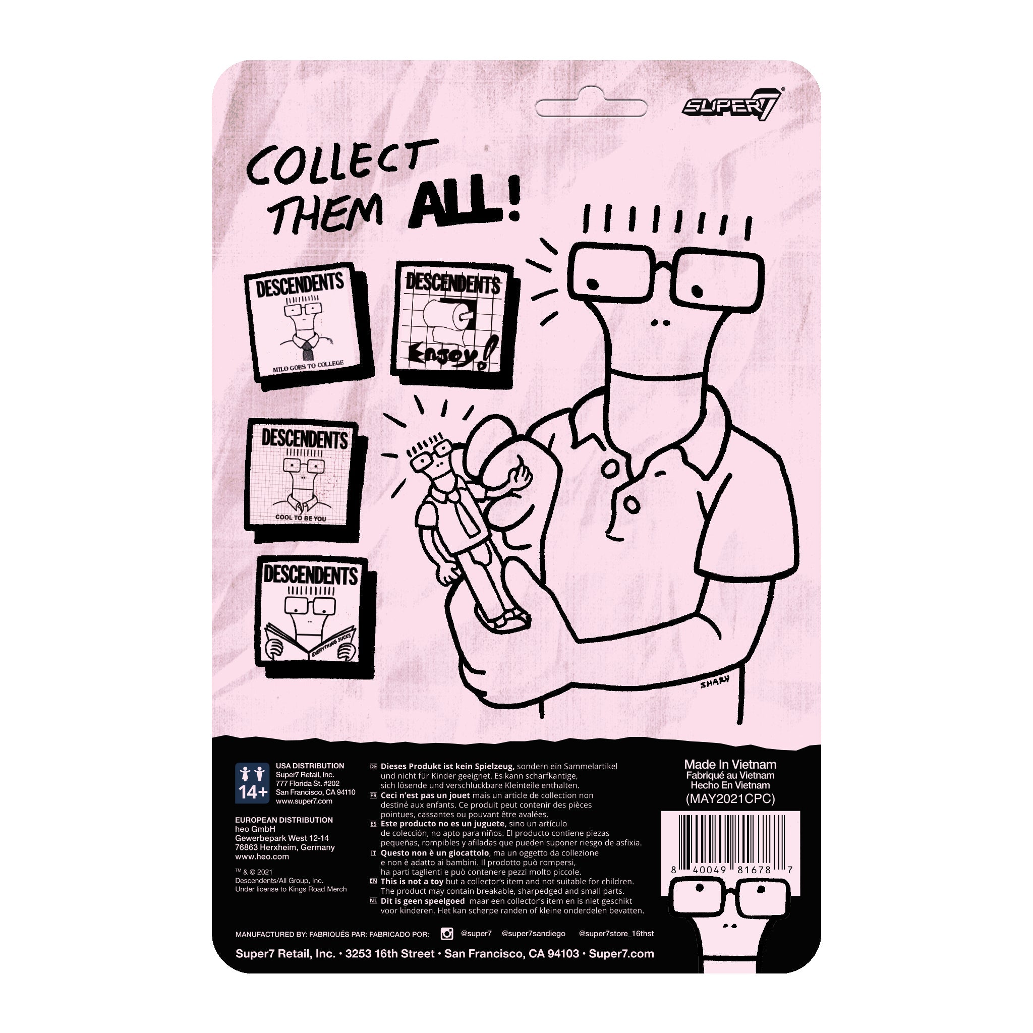 DESCENDENTS REACTION ACTION FIGURE - MILO (ENJOY)