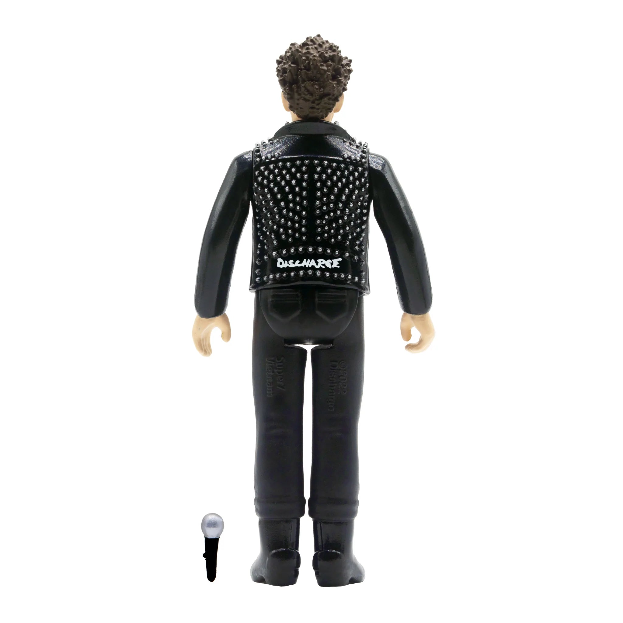 DISCHARGE REACTION PUNK ACTION FIGURE - CAL MORRIS WITH STUDDED LEATHER JACKET