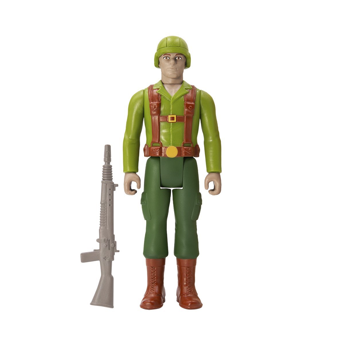 GI JOE REACTION FIGURE - WAVE 1 GREENSHIRT (TAN)