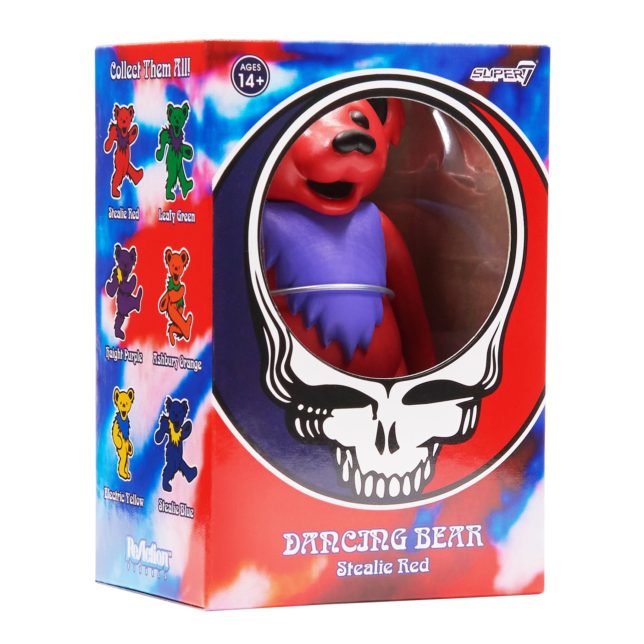 SUPER7 REACTION GRATEFUL DEAD W2 DANCING BEARS RED
