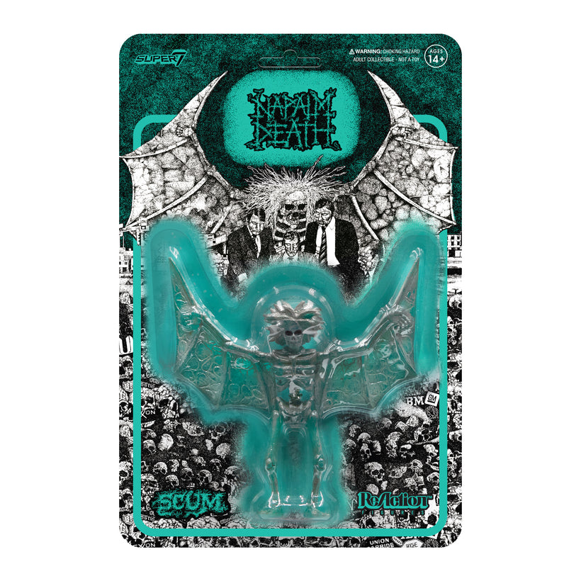 NAPALM DEATH REACTION FIGURE - SCUM DEMON (AQUAMARINE)