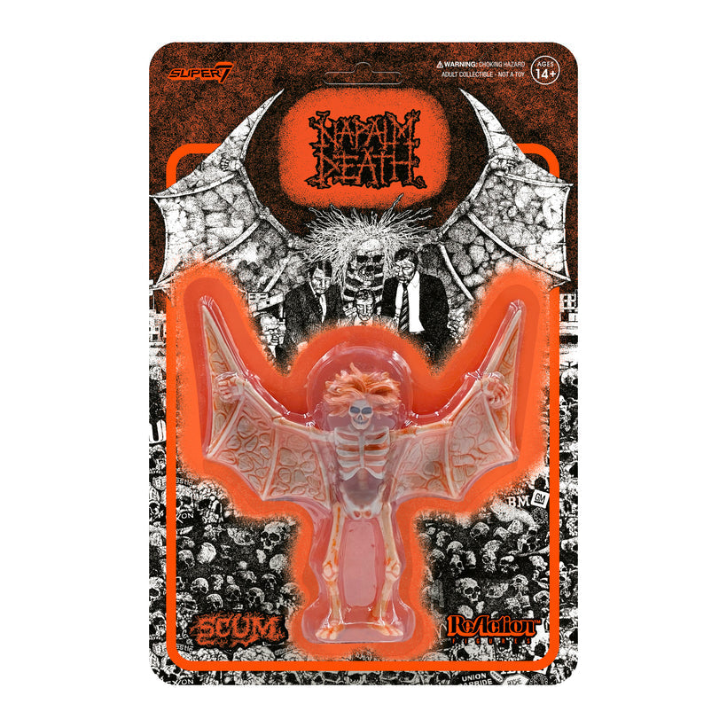 NAPALM DEATH SCUM REACTION FIGURE (ORANGE)