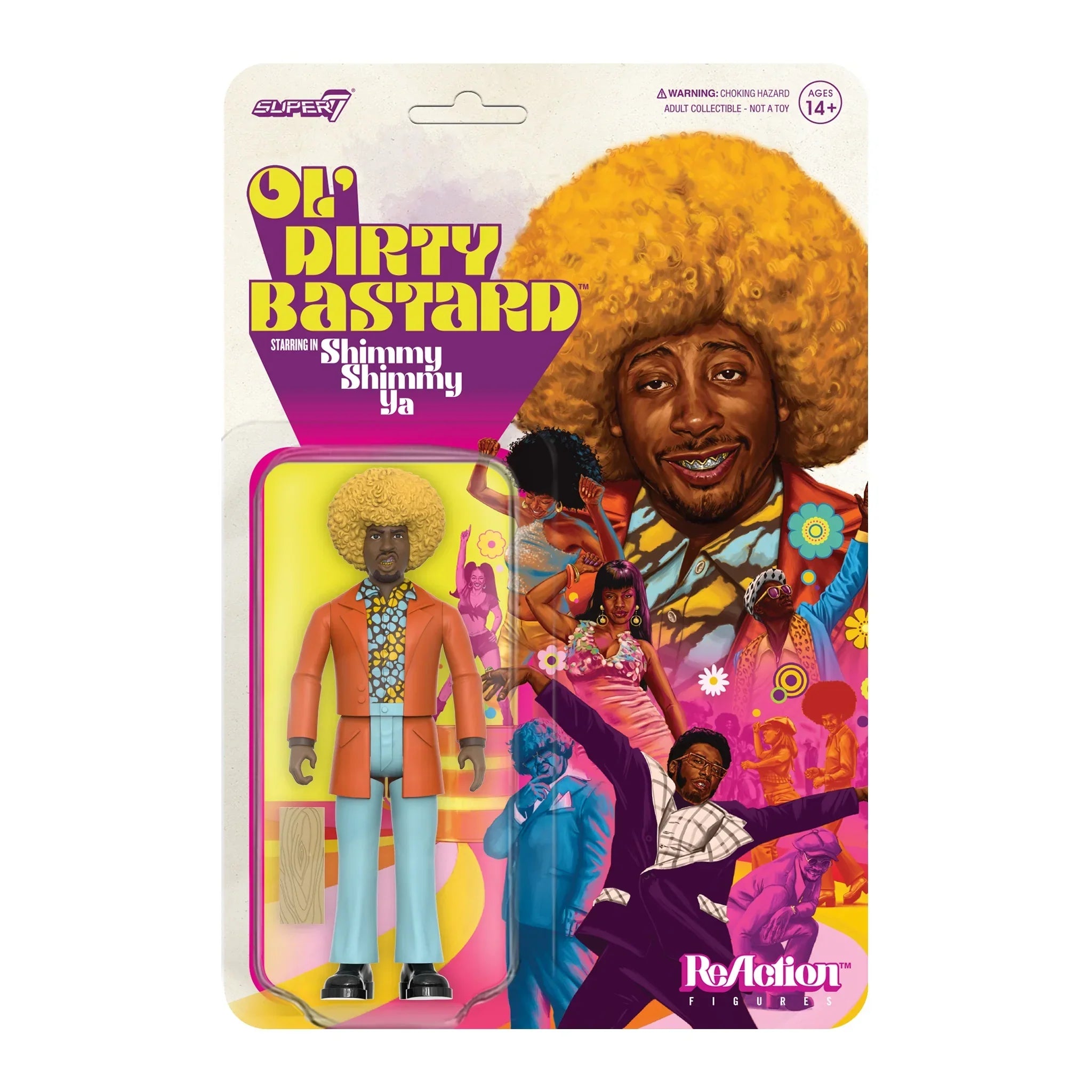 OL' DIRTY BASTARD 'SHIMMY SHIMMY YA' REACTION FIGURE WAVE 3