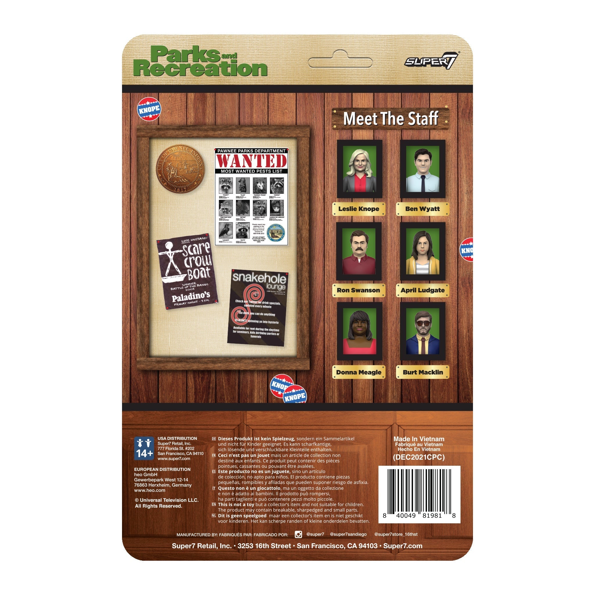 PARKS AND RECREATION REACTION WAVE 1 - APRIL LUDGATE ACTION FIGURE