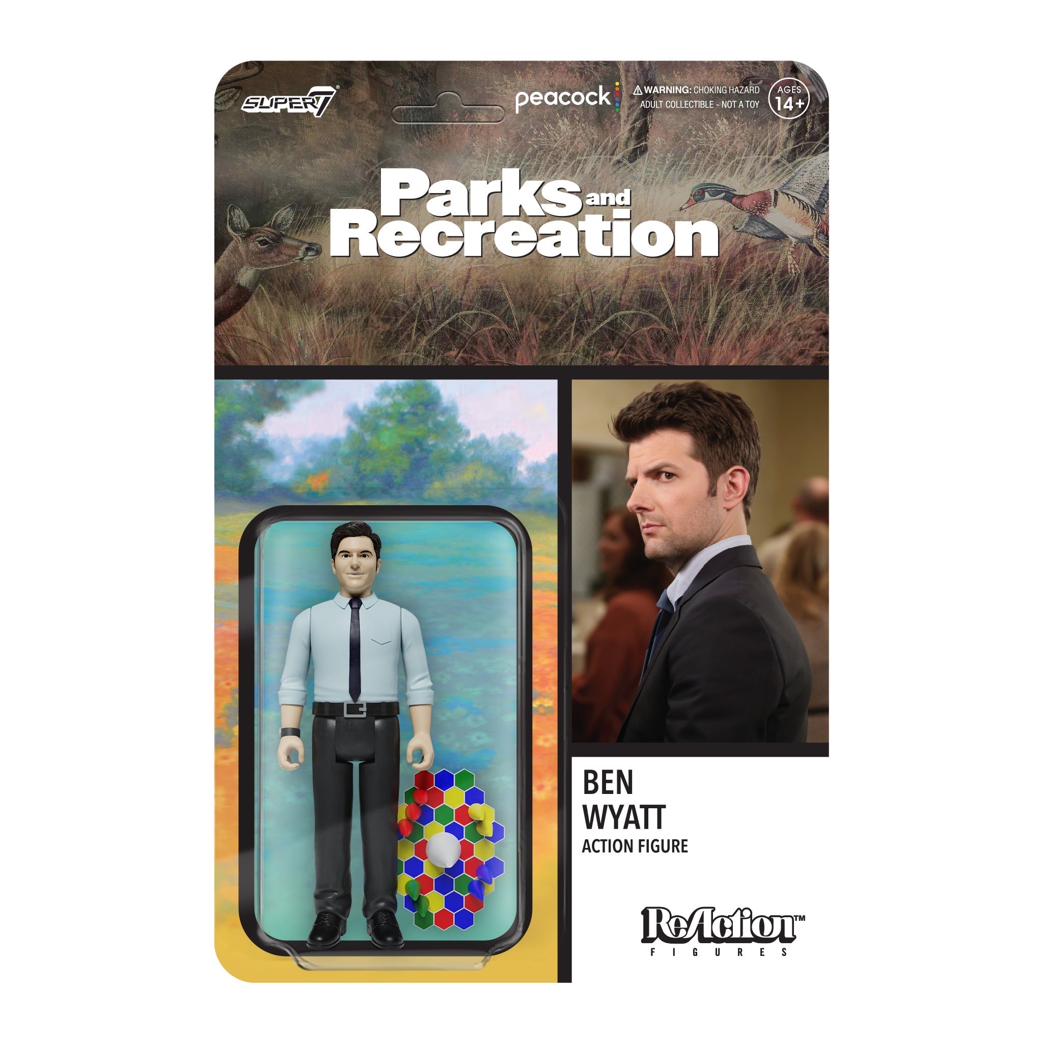 PARKS AND RECREATION REACTION WAVE 1 - BEN WYATT ACTION FIGURE