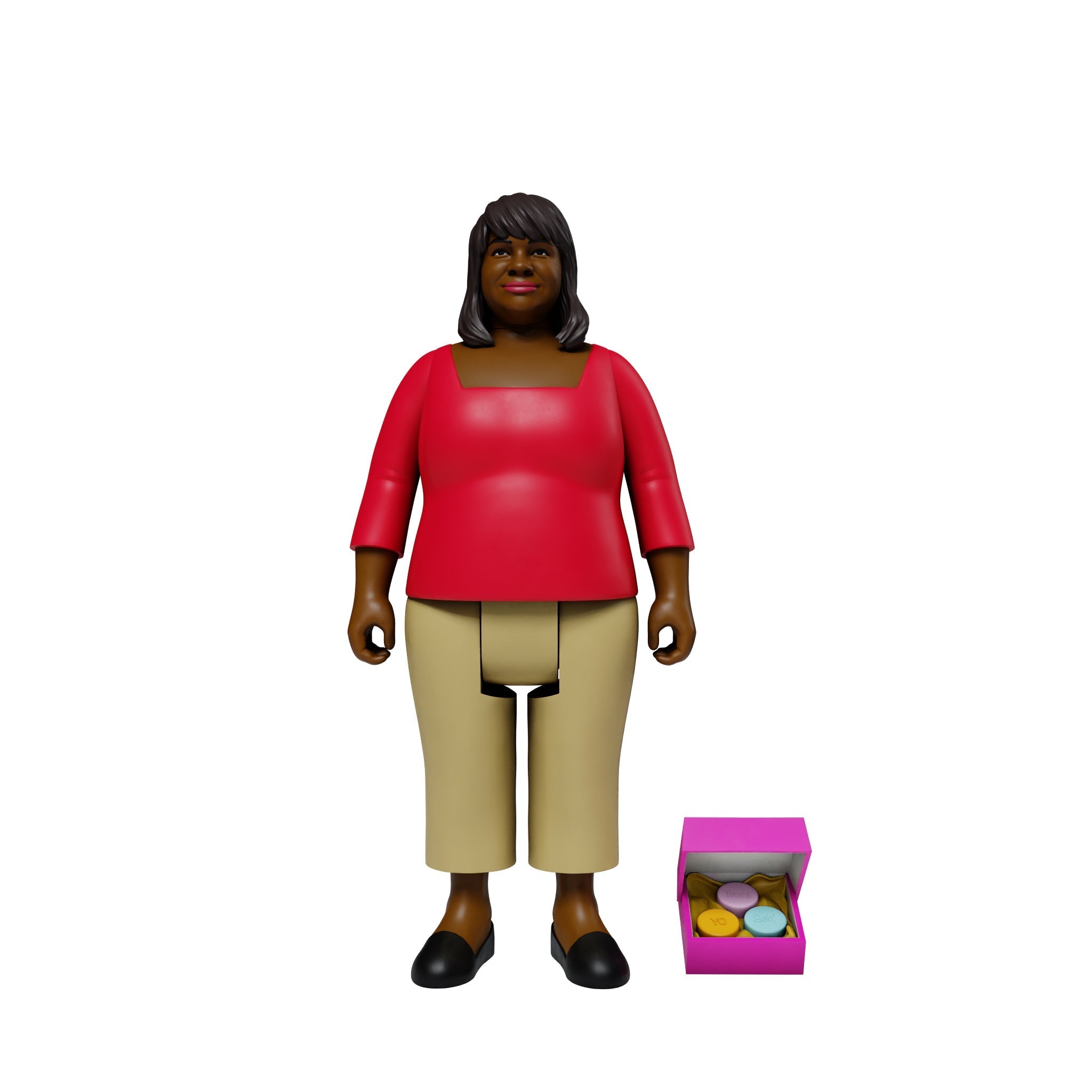 PARKS AND RECREATION REACTION WAVE 1 - DONNA MEAGLE ACTION FIGURE