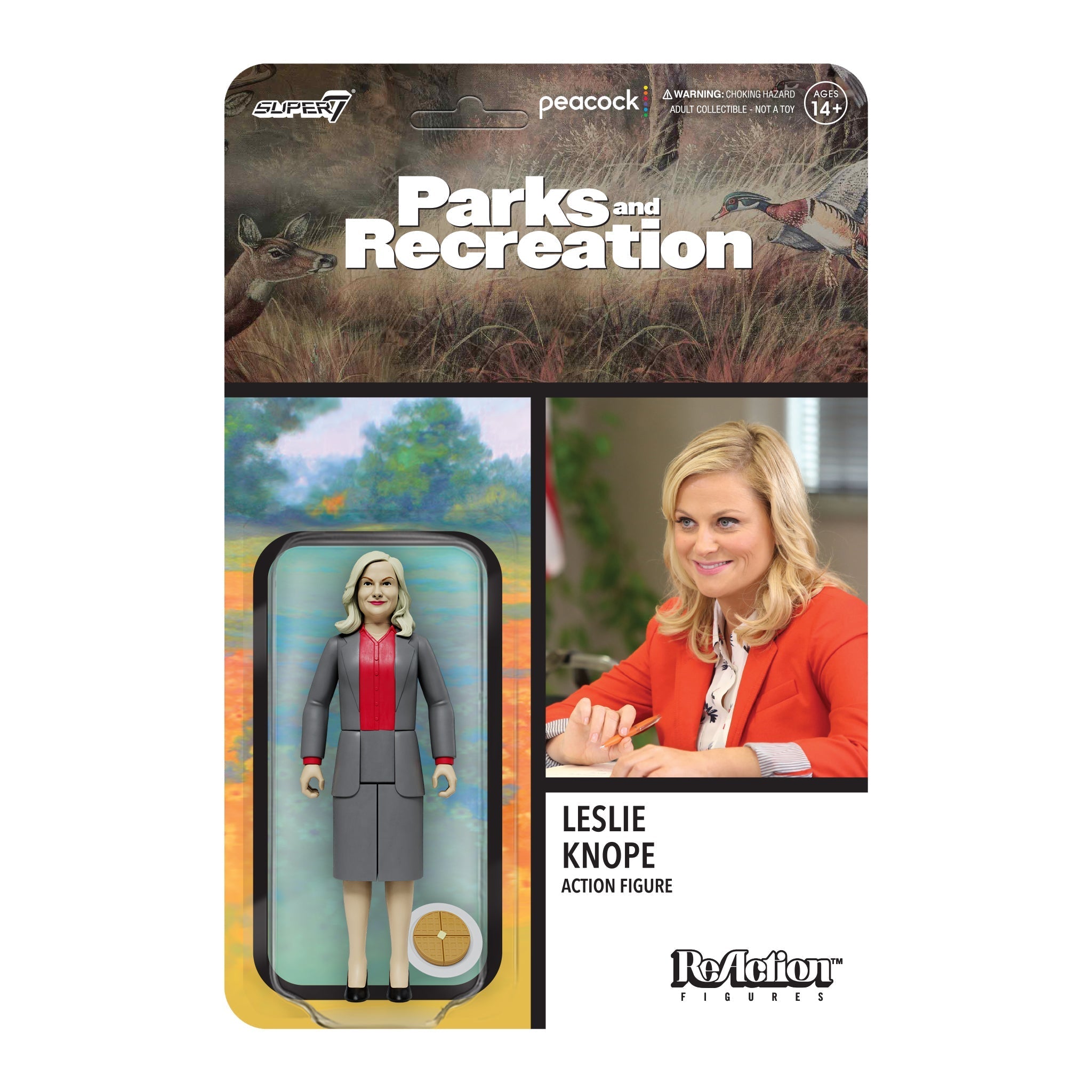 PARKS AND RECREATION REACTION WAVE 1 - LESLIE KNOPE ACTION FIGURE
